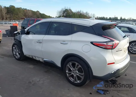 2017 Nissan Murano Platinum из США, поврежденный, VIN 5N1AZ2MH8HN128387